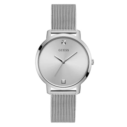 Guess Women 40 mm Silver Dial Analog Watch- GW0458L1-Silver