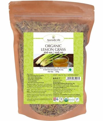 Ayurvedic Life Lemongrass Raw Herbs 200 Gm Pack of 1
