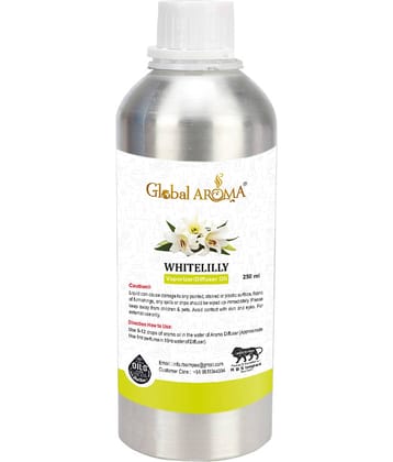 GLOBAL AROMA Whitelily Fragrance Aroma Diffusers Oil - 250 ML