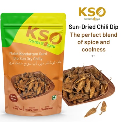 Mulak Kondattam Curd Dip Sun Dry Chilly 100gm