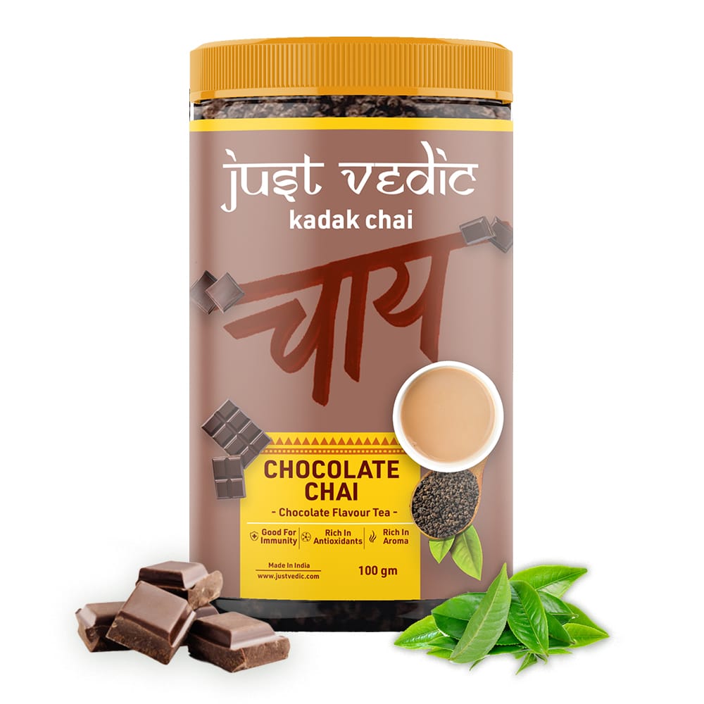 TEACURRY Chocolate Chai (100 Grams) - Chocolate Chai for Blood Pressure and Cholesterol