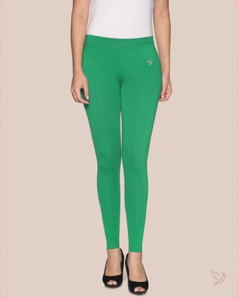 Cotton Ankle Legging - Lucky Bamboo-S / Lucky Bamboo