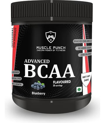 Muscle Punch Muscle Punch | BCAA 30 Servings | Blueberry 240 gm