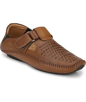 Rising Wolf - Tan Men's Sandals