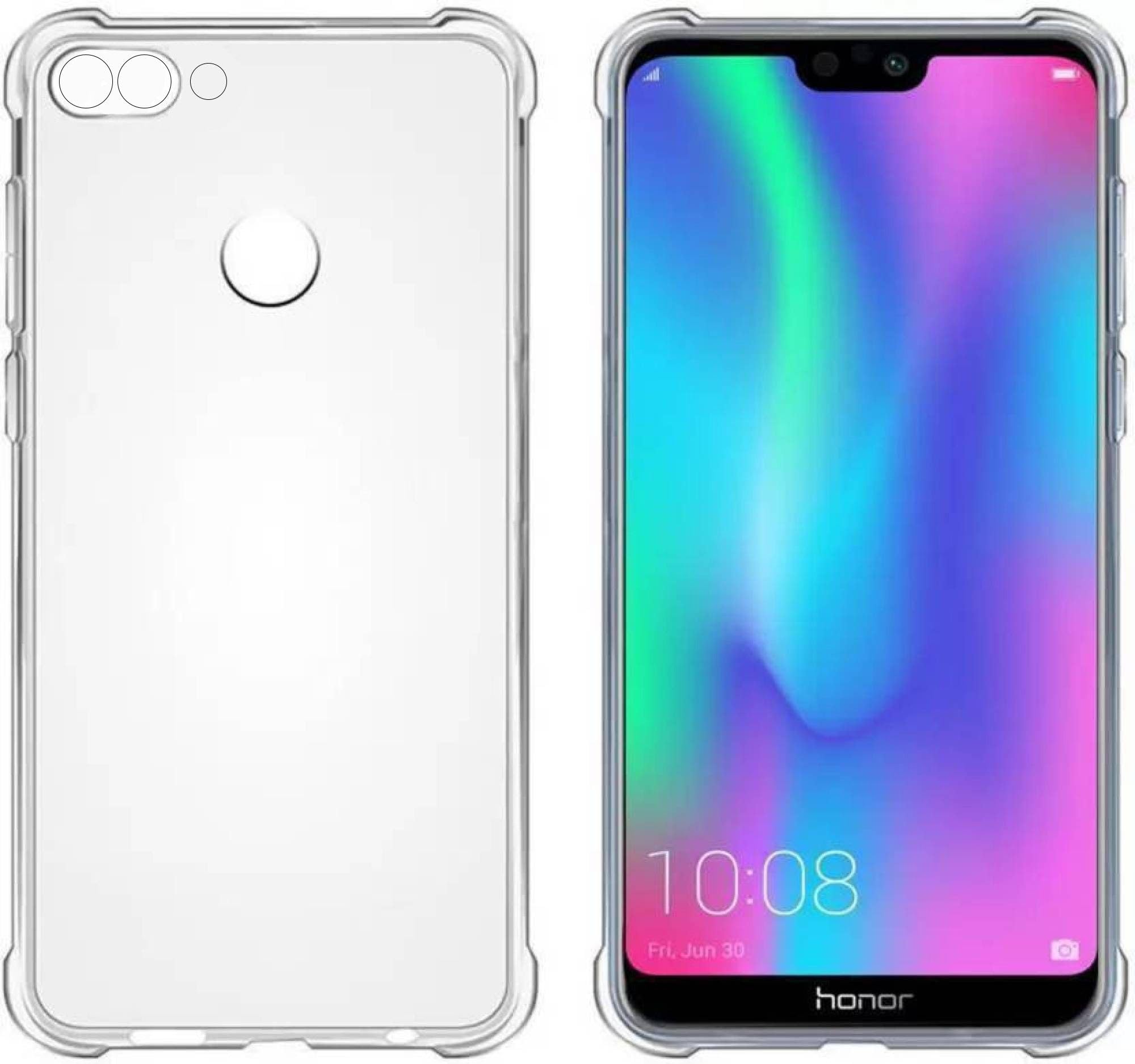 PLUGTECH TPU Ultra Hybrid Clear Camera Protection Back Cover Case for Honor 9N