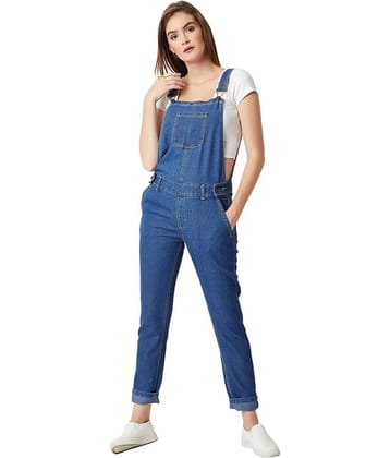 Miss Chase Denim Jeans Dungarees - Blue
