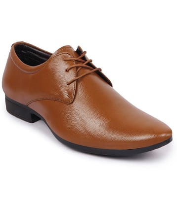 Fausto - Tan Men's Oxford Formal Shoes - None
