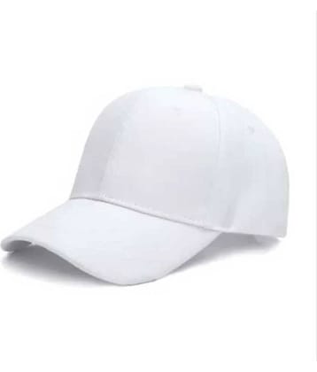 Alamos Pack of 1 Cotton Men's Cap ( White )