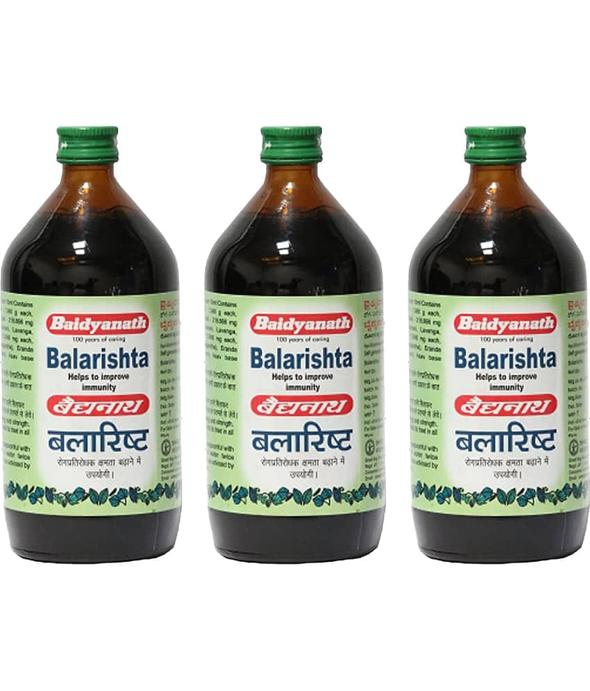 Baidyanath Balarishta I Stress Relief Liquid 450 Ml Pack of 3