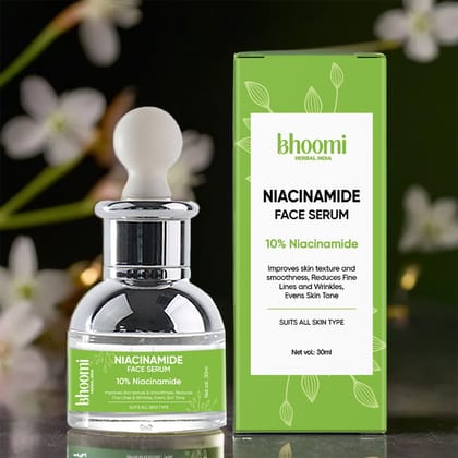 Bhoomi herbal India Niacinamide Face Serum 30 ml: 10% Niacinamide Bhoomi herbal India Niacinamide Face Serum 30 ml: 10% Niacinamide