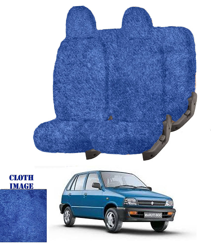 Maruti 800 Blue 5 Seater Car Seat Cover