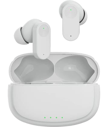 COREGENIX NORD BUDS ENC Bluetooth True Wireless (TWS) In Ear 35 Hours Playback Low Latency,Powerfull bass IPX5(Splash & Sweat Proof) White