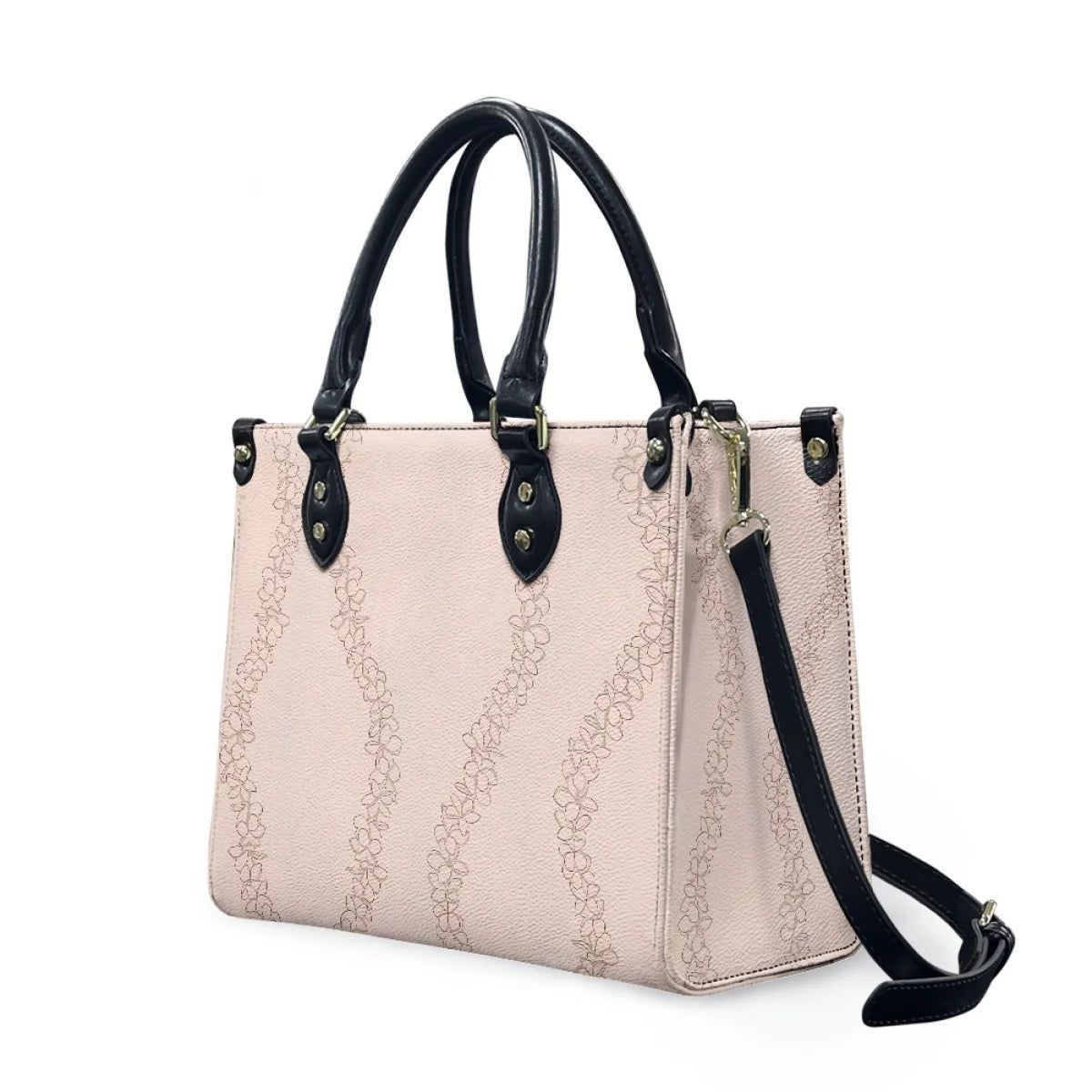 Elegant Custom Polynesian Hawaii Tribal Print Tote Bag For Women Luxury Shoulder Purse Handbag Crossbody Top Handle Satchel Bag