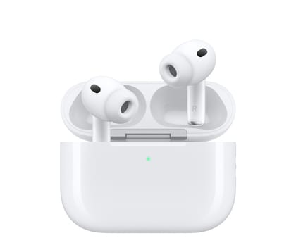 AirPods Pro 3 Wireless Earbuds, Active Noise Cancellation, Live Translation, Heart Rate Sensing, Bluetooth Headphones, Spatial Audio, High-Fidelity Sound, USB-C Charging  First Copy