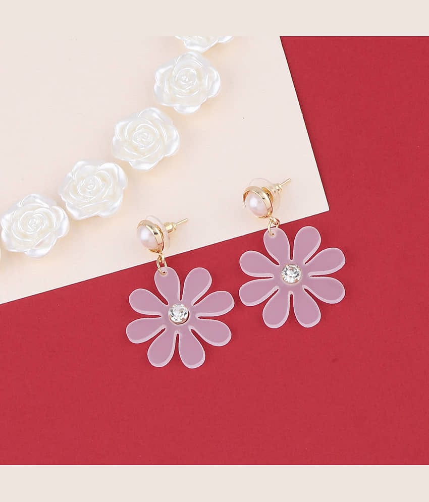 SILVER SHINE  Fancy Look Charm Drop Earring For Girl Women