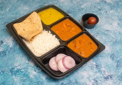 Homely Mushroom Masala Thali