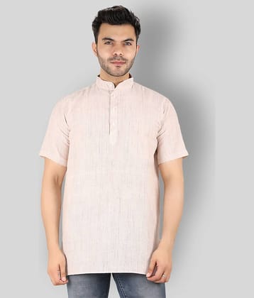 Latest Chikan Pink Cotton Kurta Single