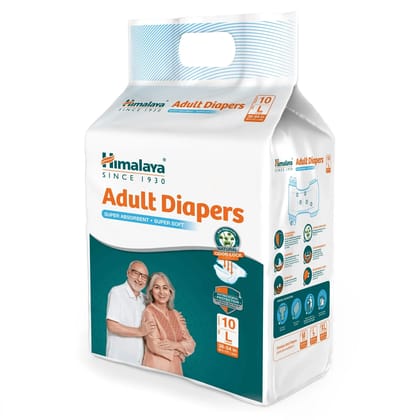HIMALAYA ADULT DIAPER (L) 10’S INDIA 10 no.s