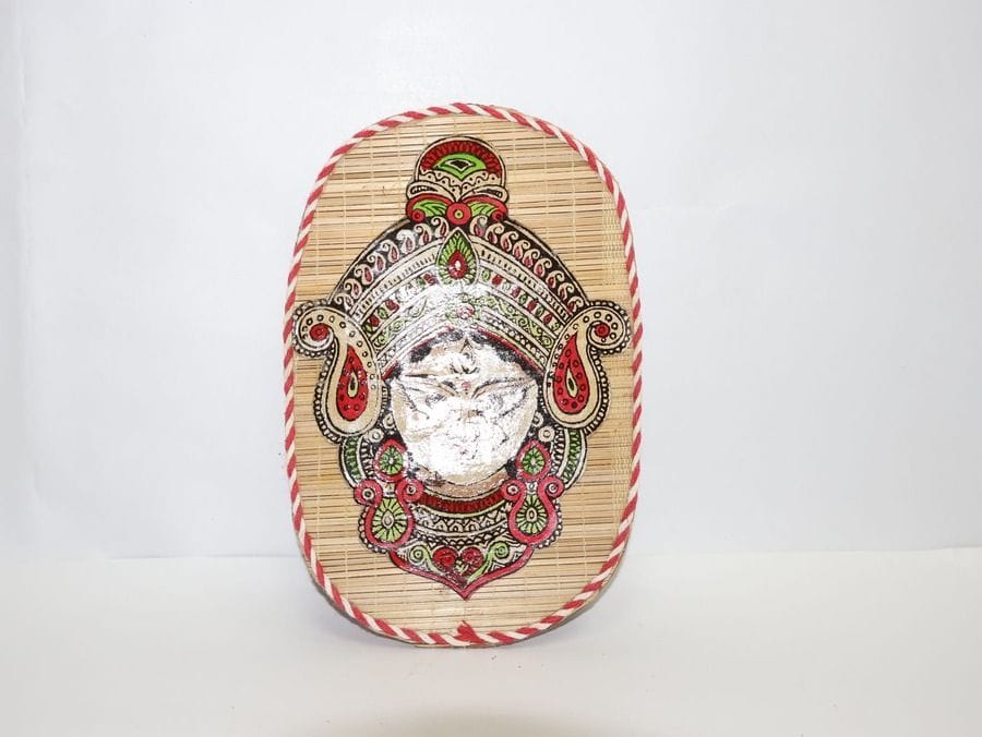 Bamboo made Durga face