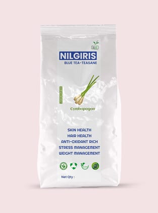 Two Leaf One Bud Nilgris Blue Tea - Teasane - Lemon Grass 100 Gms