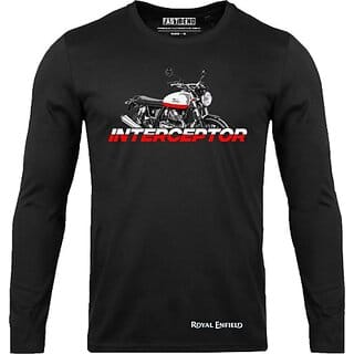 FastB Men Printed Round Neck Black T-Shirt