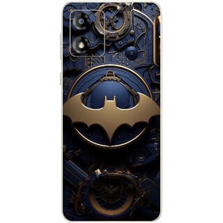 Yug Emporium Moto E13 Black BATMAN 9D Premium Theme Full Back & Side Coverage (Back Cover Multicolor)