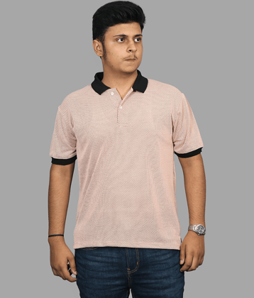 Forbro - Light Pink Cotton Regular Fit Men's Sports Polo T-Shirt ( Pack of 1 )