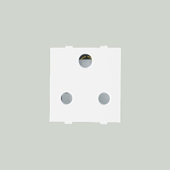 Anchor Rider 6A 3Pin Socket (With Shutter) ISI, 2M (47369)