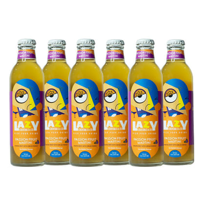 Lazy Cocktails Passionfruit Martini Pack of 6 (250ml each)