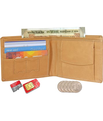 Loopa PU Beige Casual Regular Wallet