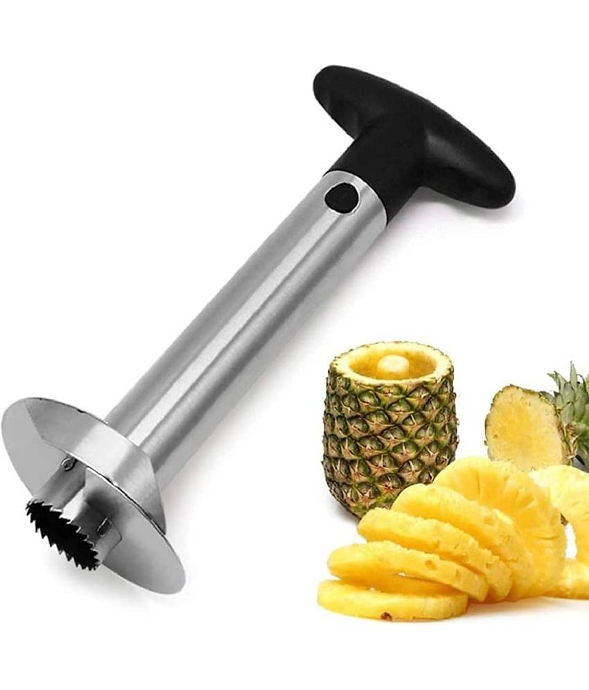 Combo of Pineapple Slicer and silicone oil brush Multicolor Pinapple Corer 1 Pc