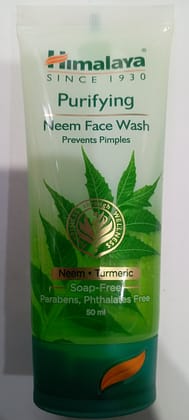 Himalaya purifying neem face wash prevents pimples 50 ml