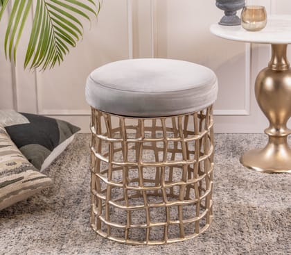 Luna Seat Grey POUFFE
