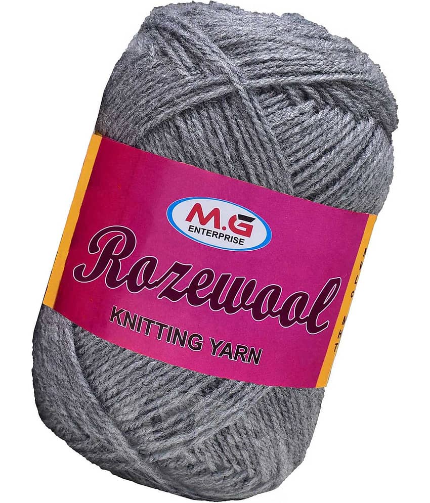 Represents Rosemary  Silver 400 gms Wool Ball Hand knitting wool-CE Art-FHE