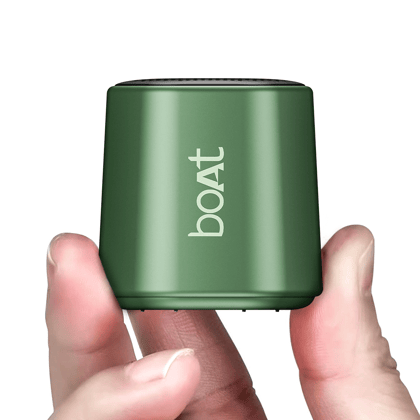 boAt Stone 100 | Portable Bluetooth Speaker with 3W boAt Signature Sound, 6 Hours Playback boAt Stone 100 | Portable Bluetooth Speaker with 3W boAt Signature Sound, 6 Hours Playback - Prismatic Green