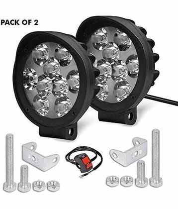 Leavess Fog Light For All Bike Make ( Pack of 2 )