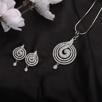 G.Silver Zircon Set.