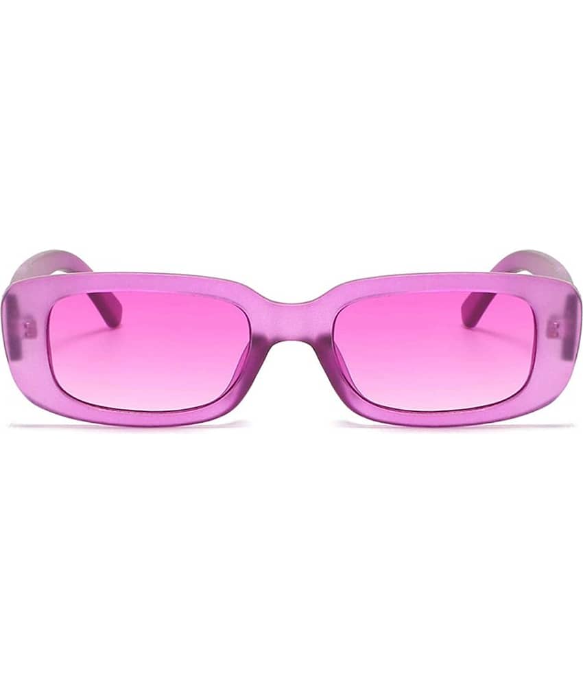 Kanny Devis - Magenta Rectangular Sunglasses ( Pack of 1 )
