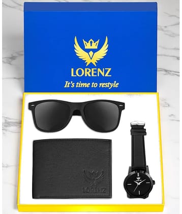 Lorenz Watch,Sunglasses,Wallets Formal Gift Set