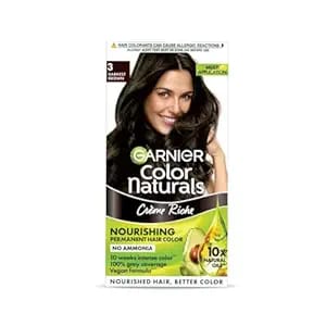 Garnier Color Naturals 3 Darkest Brown Hair Color Large