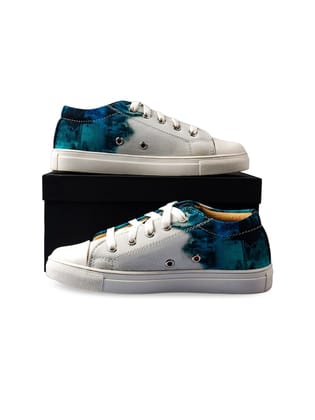 Women Printed Sweat Absorption Lightweight Abrasion Slip Resistant Canvas Sneakers