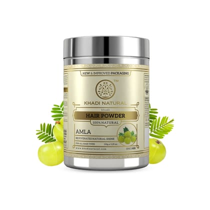 Khadi Natural Organic Amla Hair Color Powder - 150gm Khadi Natural Organic Amla Hair Color Powder - 150gm