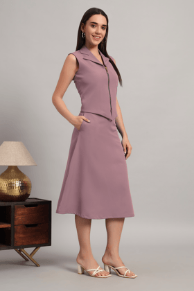 The Cool Co-ord, Dusty Blush Pink-XS