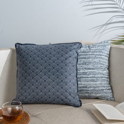 Midnight Essence Cushion Cover - Set Of Two-16"x16"