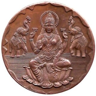 Goddess LAXMI Devi  Big Size 45 GM, 50 MM Coin