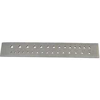 Scorpion Heart Shape Draw Plate 8 Inch - 30 Holes