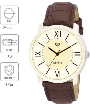 Walrus Retro Look Leather Analog Men's Watch