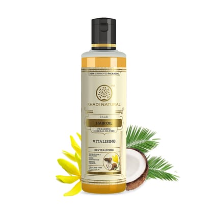 Khadi Natural Vitalising Hair Oil Paraben Mineral Free - 210ml Sale