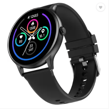 Fire-Boltt Ninja Talk 35.3mm (1.39) Round Bluetooth Calling Smartwatch  (Black Strap, 1.39)