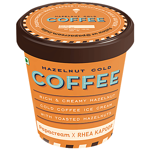 PAPACREAM X RHEA KAPOOR - HAZELNUT COLD COFFEE 450ml
